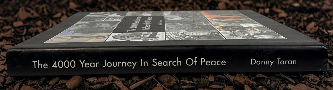 Signed 2006 first edition of Danny Taran’s The 4000 Year Journey: In Search of Peace. Inscribed hardcover exploring Jewish history through photography.
