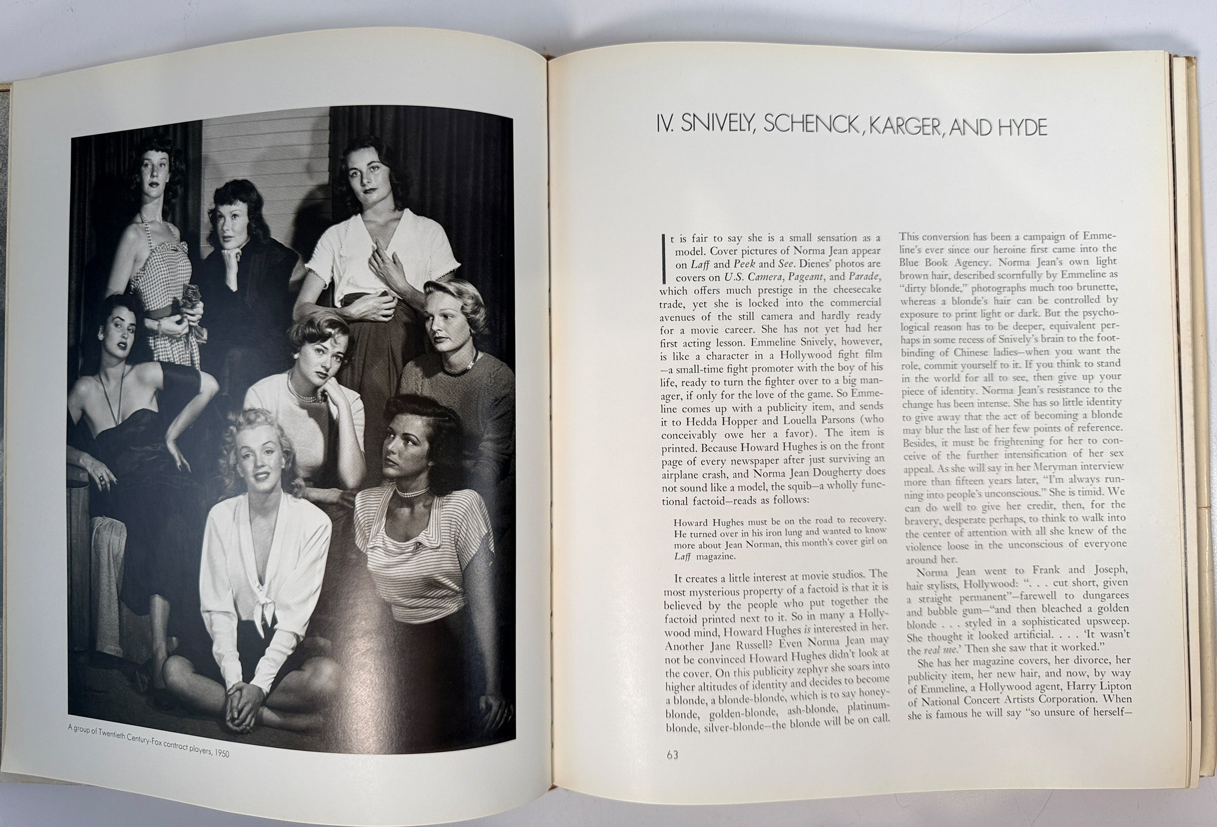 1973 first printing of Norman Mailer’s Marilyn, a large-format Marilyn Monroe hardcover featuring photographs by Avedon, Arnold, Stern, Kirkland and more.