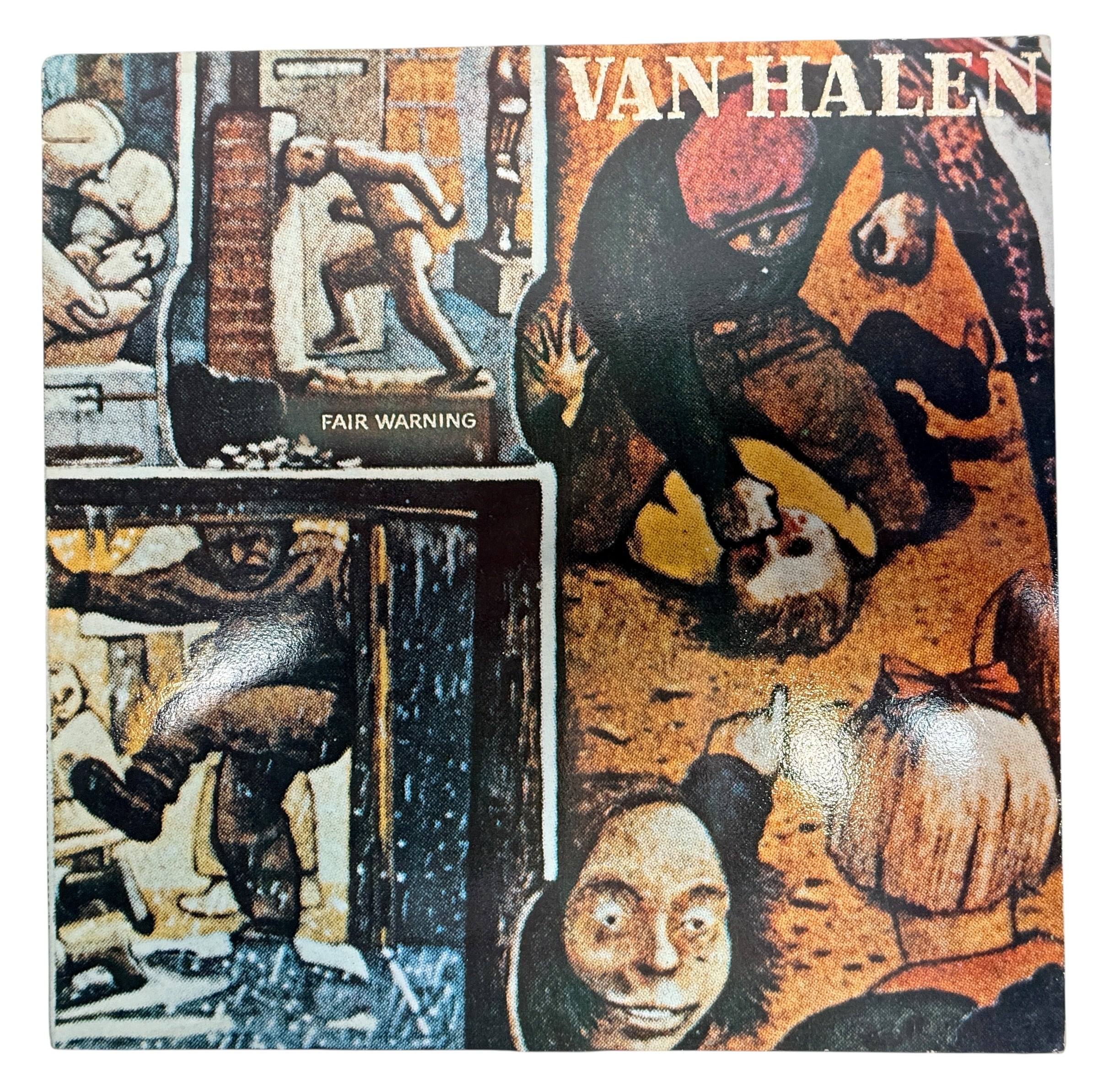 1981 Van Halen Fair Warning LP Canadian pressing. Classic hard rock vinyl with original inner sleeve, collectible album priced for value and quick sale.