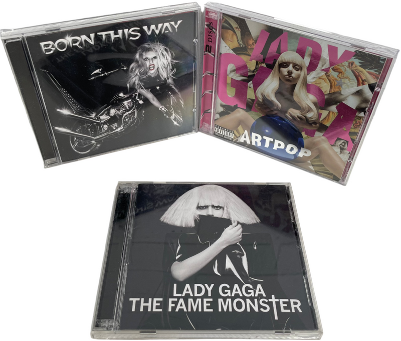 Lot de 3 CD - Lady Gaga, ArtPop, The Fame Monster, Born this Way