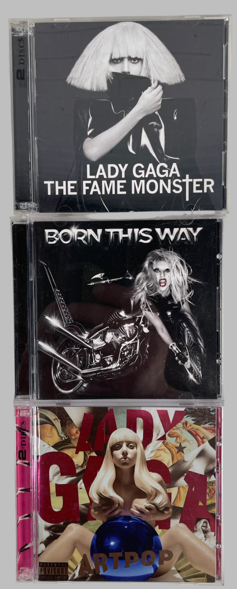 Lot de 3 CD - Lady Gaga, ArtPop, The Fame Monster, Born this Way