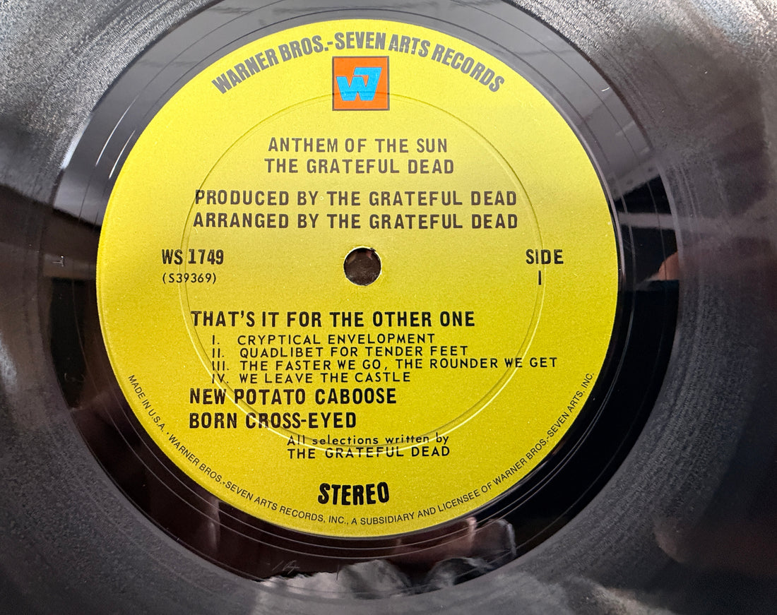 Vintage Grateful Dead Anthem Of The Sun Vinyl LP, Warner Pressing.