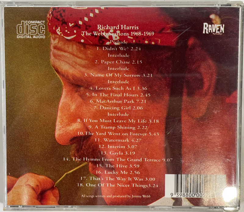 The Webb Sessions: 1968- 1969 Richard Harris, Raven Music