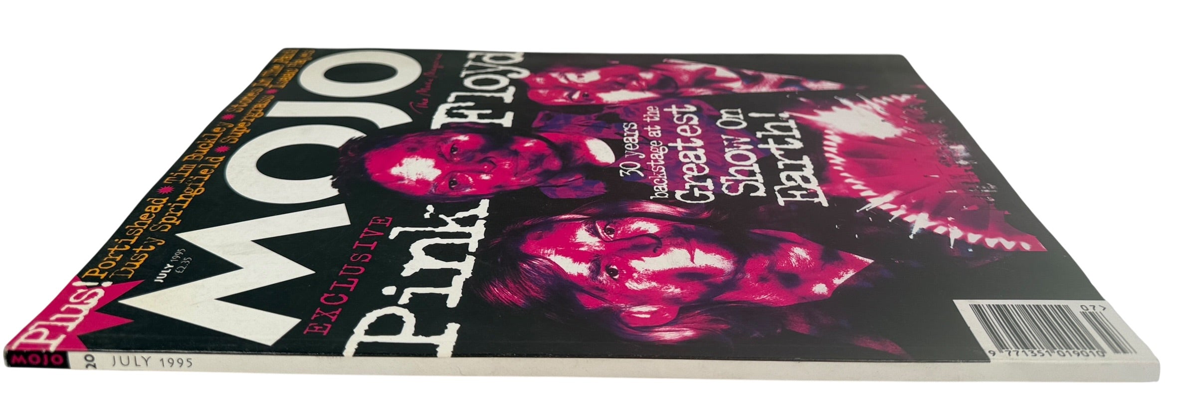 Vintage MOJO Magazine July 1995 Pink Floyd issue. Classic UK music mag featuring Portishead, Dusty Springfield, Tim Buckley and 90s editorial content.
