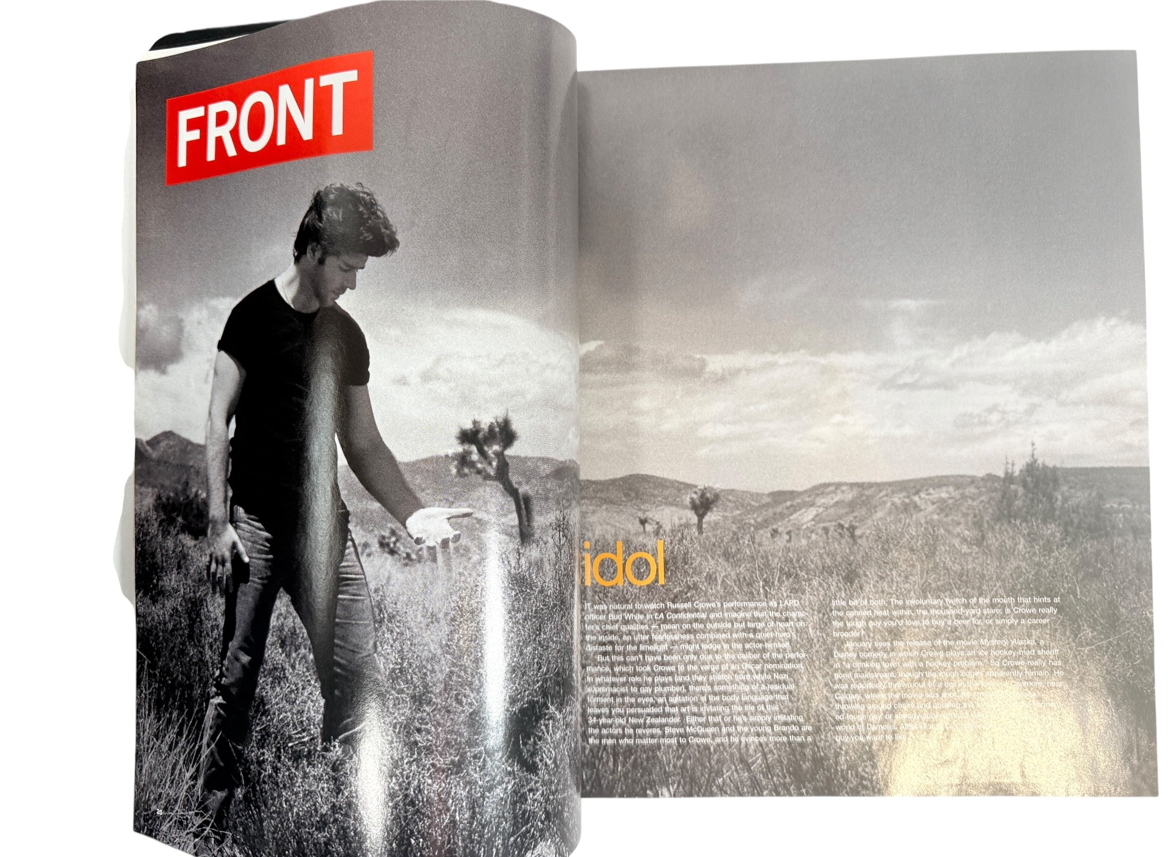 Vintage Gear Magazine Jan Feb 1999 Model Issue with Adriana Sklenarikova cover. Collectible 90s fashion culture magazine in very good condition