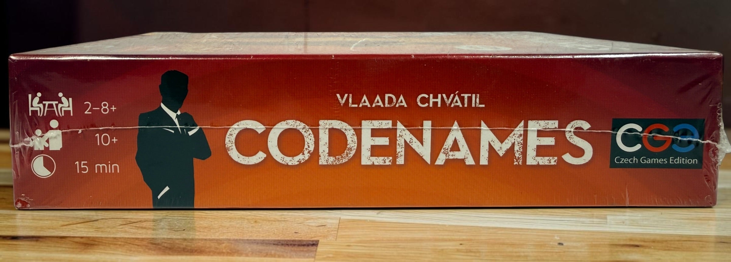 Factory-sealed Codenames party word game by Vlaada Chvátil and Czech Games Edition. Spiel des Jahres 2016 winner, English edition, made in Czech Republic.