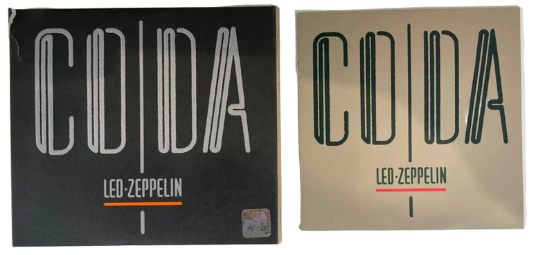 Affiche promotionnelle de couverture d'album promotionnelle 12x12 de Led Zeppelin, CODA 1983