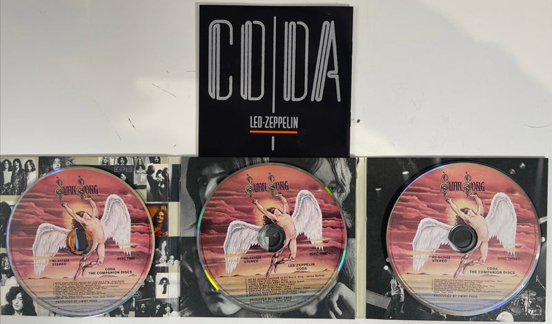 Led Zeppelin, CODA 1983 12x12 Promotional Album Cover Flat Poster Promo