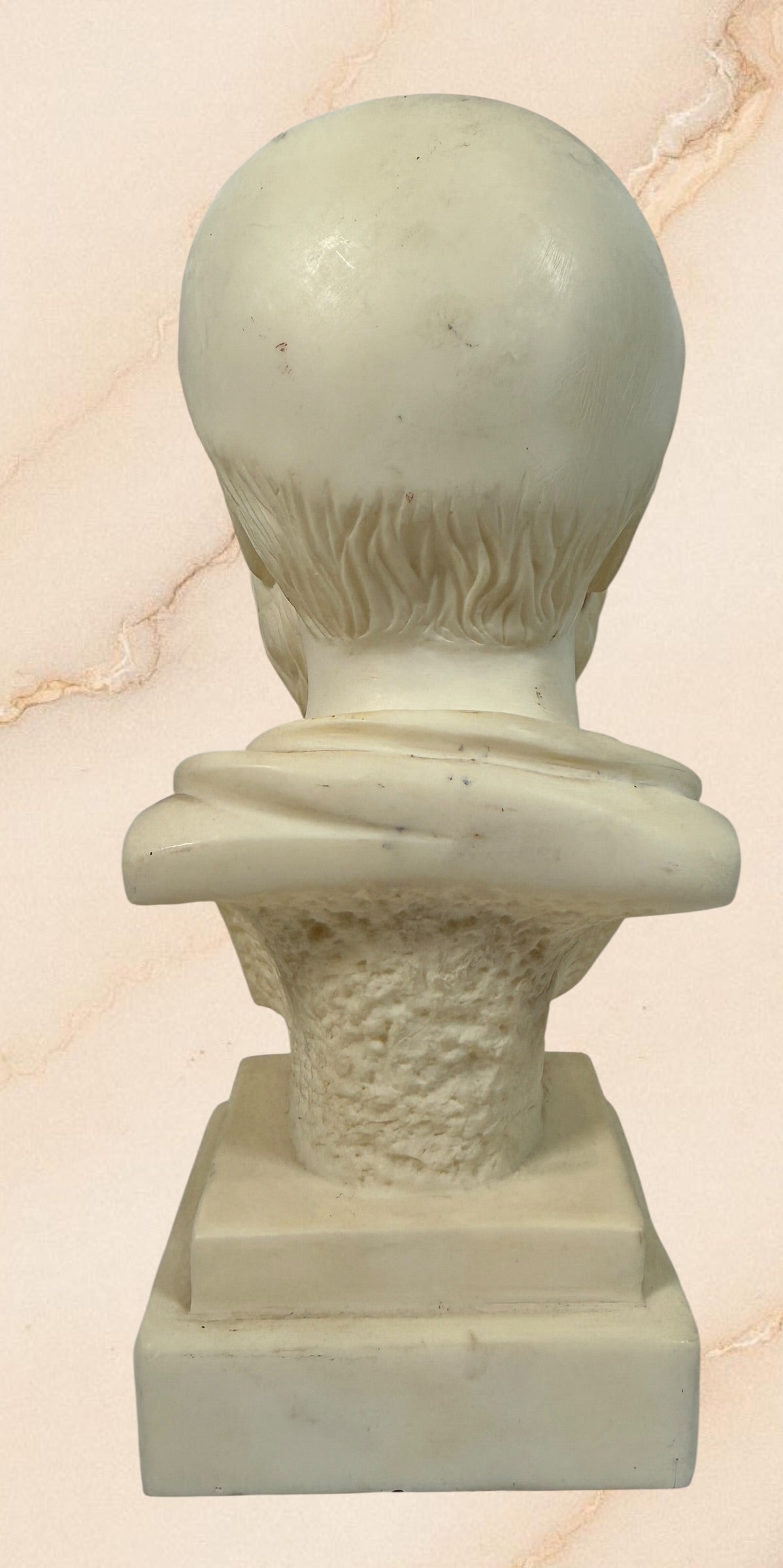 Hippocrates bust sculpture Greek medical statue classic doctor gift academic decor vintage style philosopher bust display piece resin classical figure.