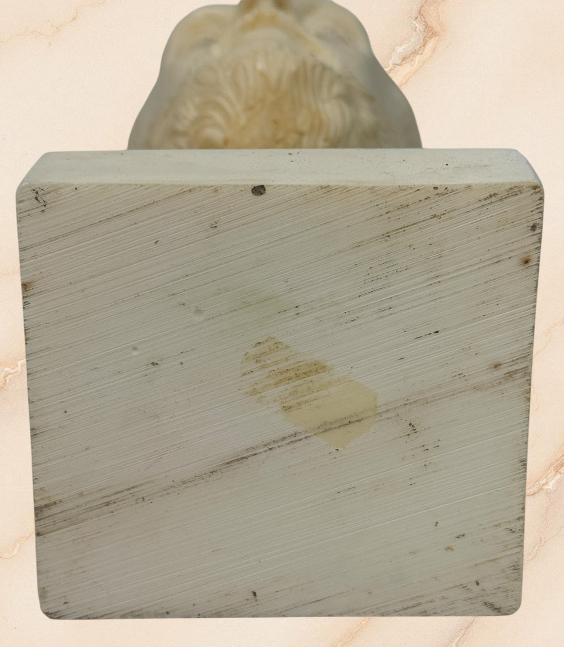 Classical Hippocrates Bust Sculpture, Greek Philosopher Repro.