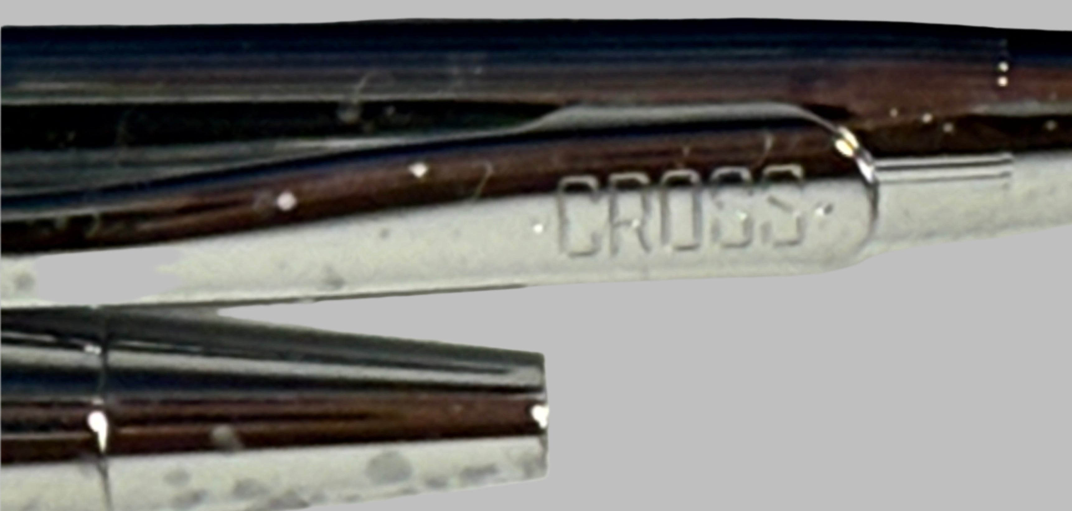 Vintage Cross Chrome 3501 Ballpoint Pen & Pencil Set – Classic USA-Made Writing Duo in Box