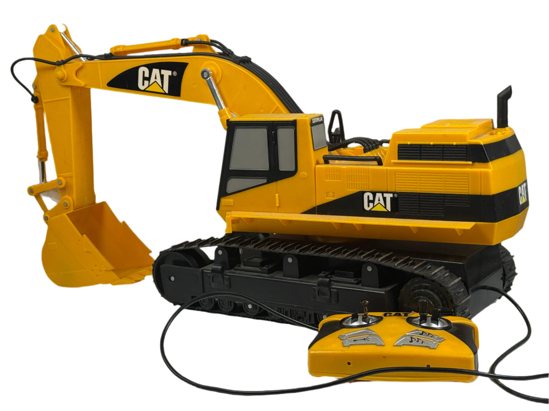 Excavatrice télécommandée CAT – Entièrement fonctionnelle – Contrôleur filaire – Testée – Action de ramassage réaliste
