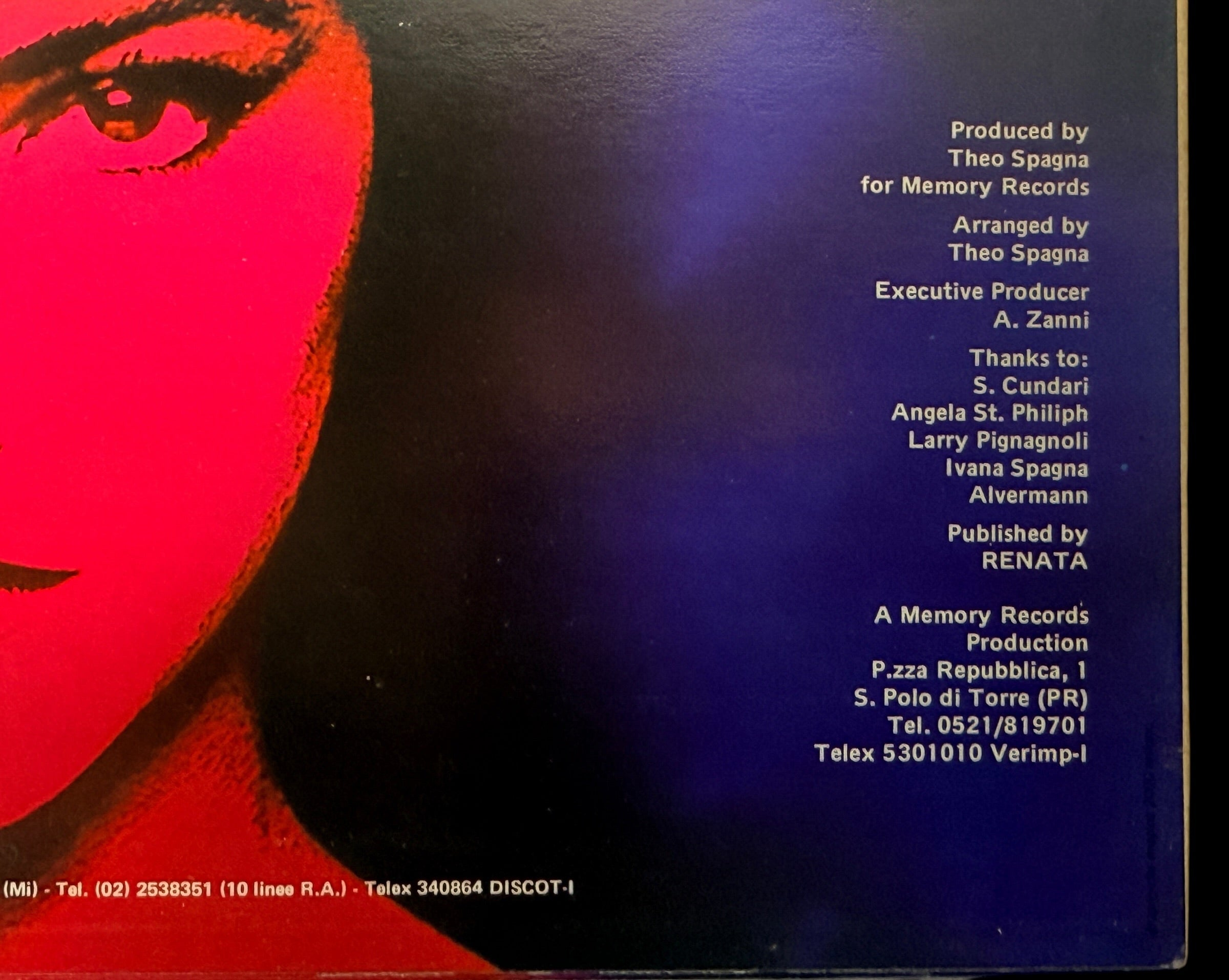 Original 1984 Cyber People Polaris Italian Italo disco 12in single. Vintage Memory Records club mix vinyl with sleeve. Collectible Euro synth disco classic.