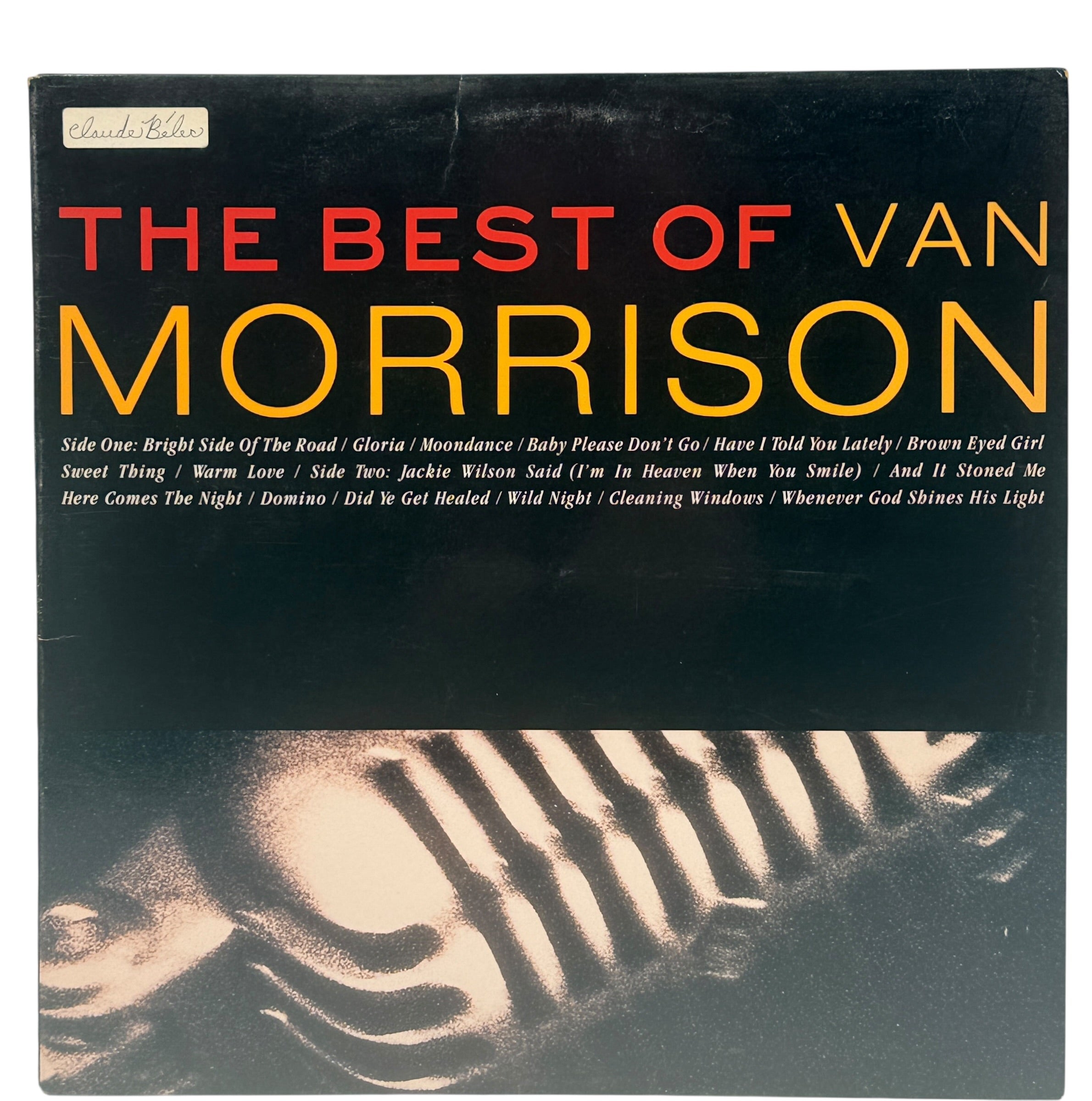 1990 Van Morrison Best Of vinyl LP Polydor Canadian pressing. Classic hits compilation with lyric sleeve. VG+ vinyl, VG sleeve, solid collector copy.