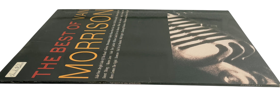 1990 Van Morrison Best Of vinyl LP Polydor Canadian pressing. Classic hits compilation with lyric sleeve. VG+ vinyl, VG sleeve, solid collector copy.