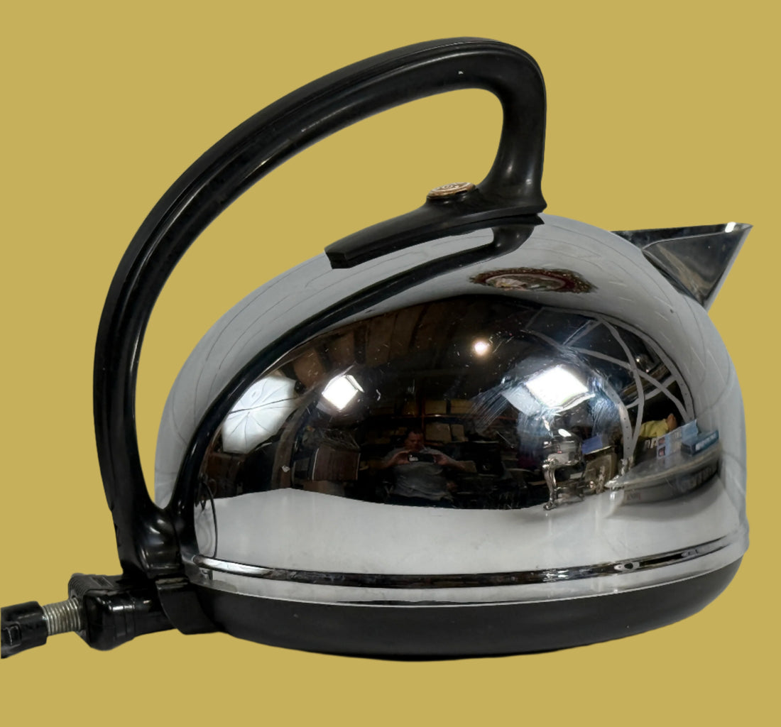 Vintage GE Electric Kettle – Model K47B – Bakelite Handle – Tested