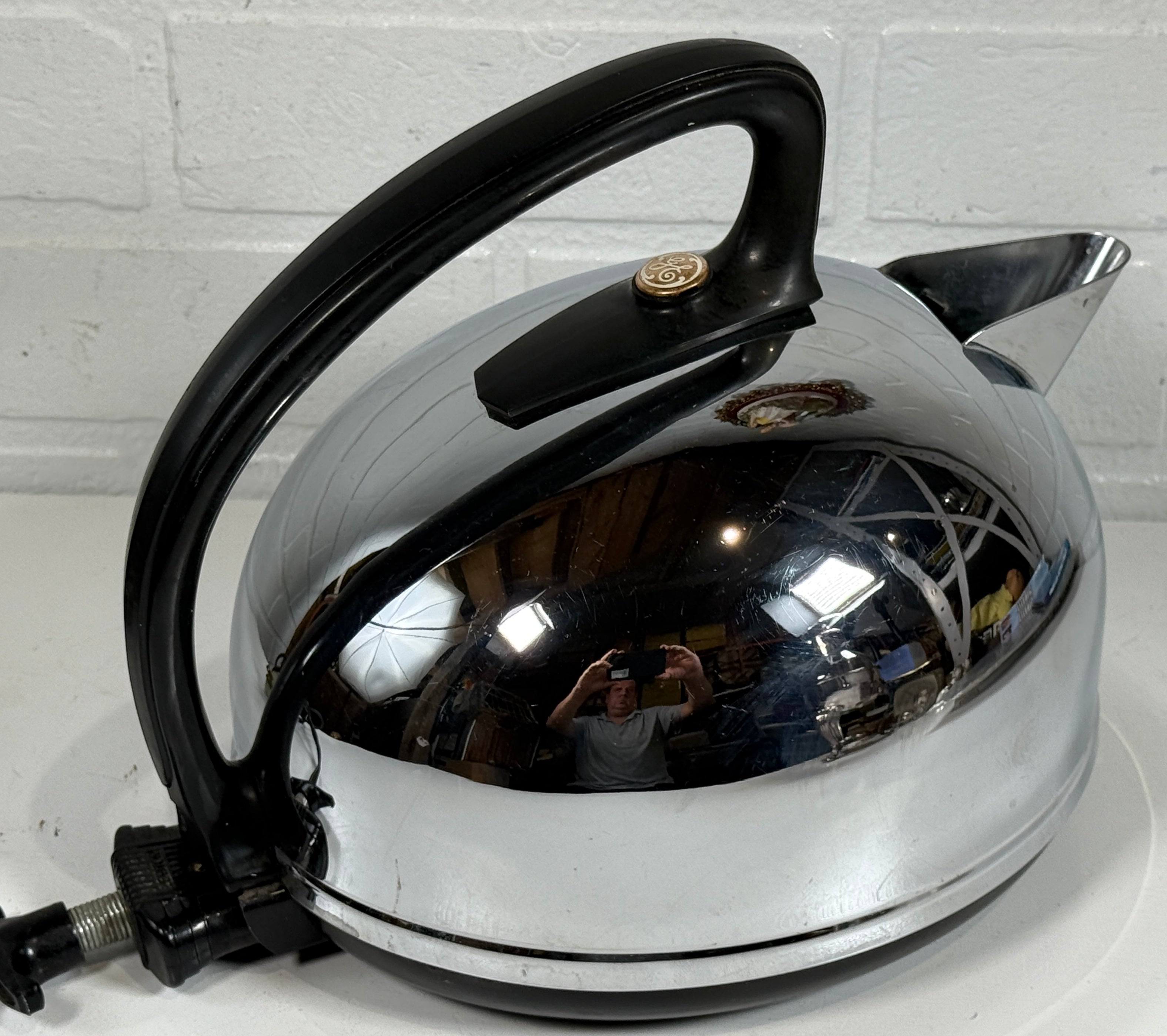 Vintage GE Electric Kettle – Model K47B – Bakelite Handle – Tested