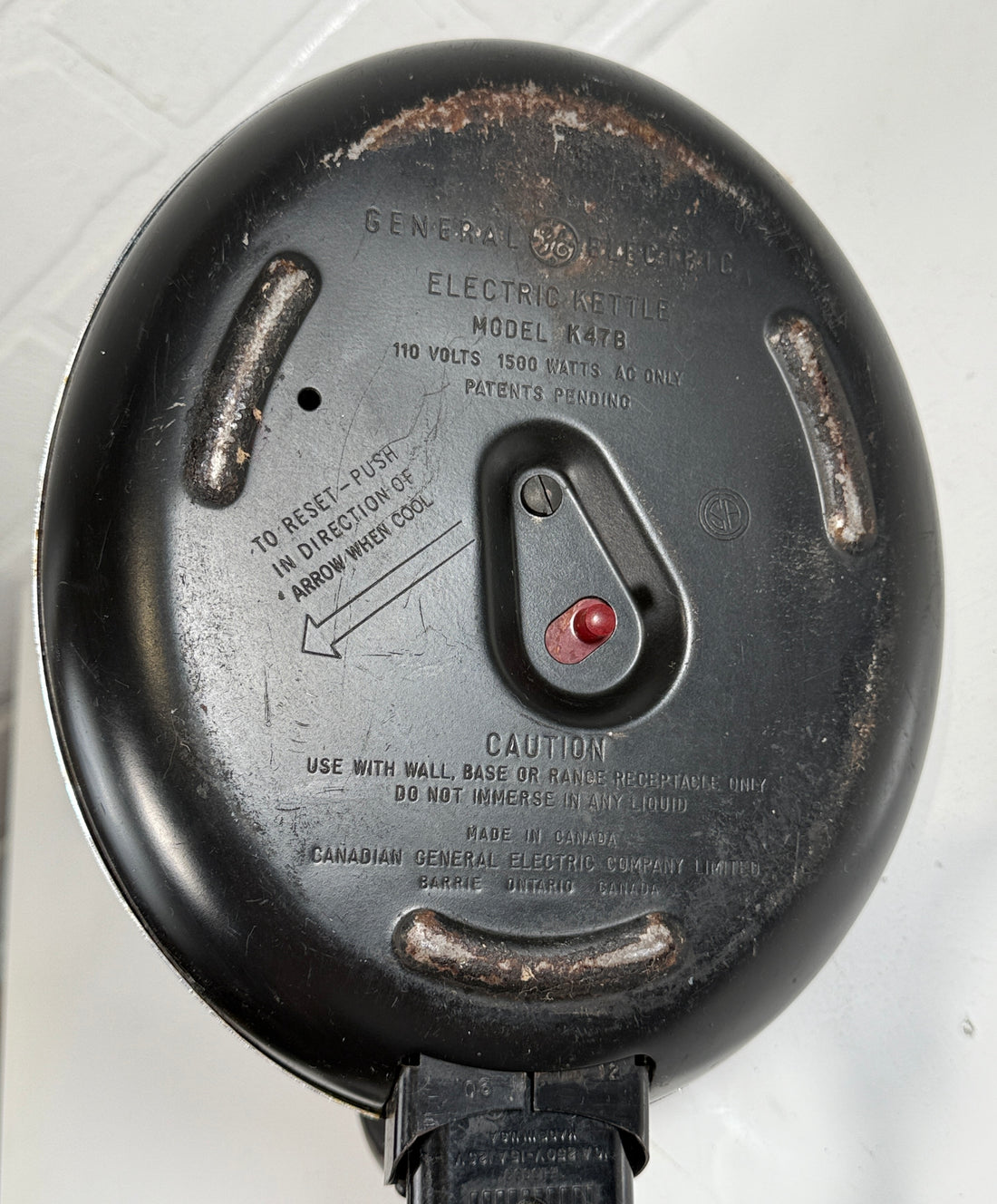 Vintage GE Electric Kettle – Model K47B – Bakelite Handle – Tested