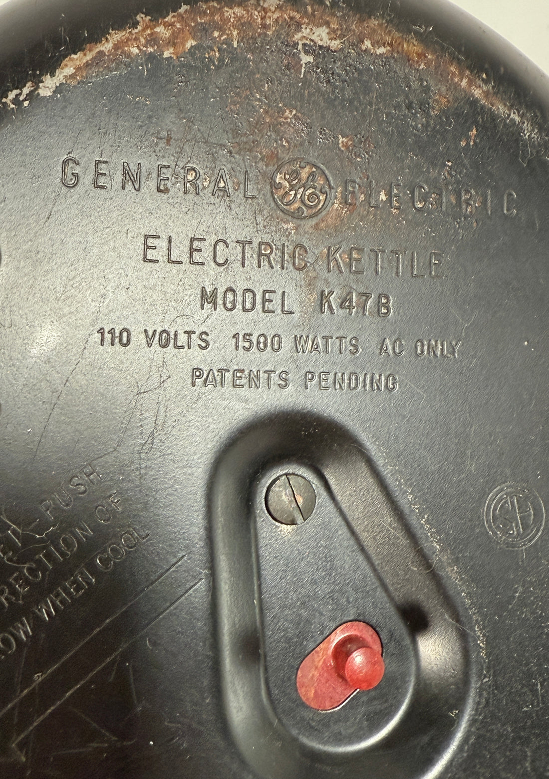 Vintage GE Electric Kettle – Model K47B – Bakelite Handle – Tested