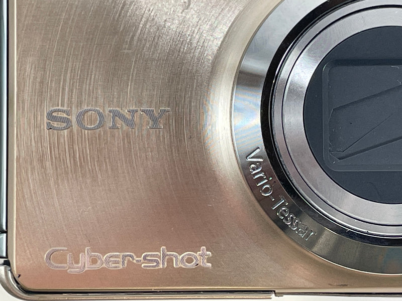 SONY Cybershot DSC -W270 Gold Compact Digital Camera 12.1 MP - AS - IS