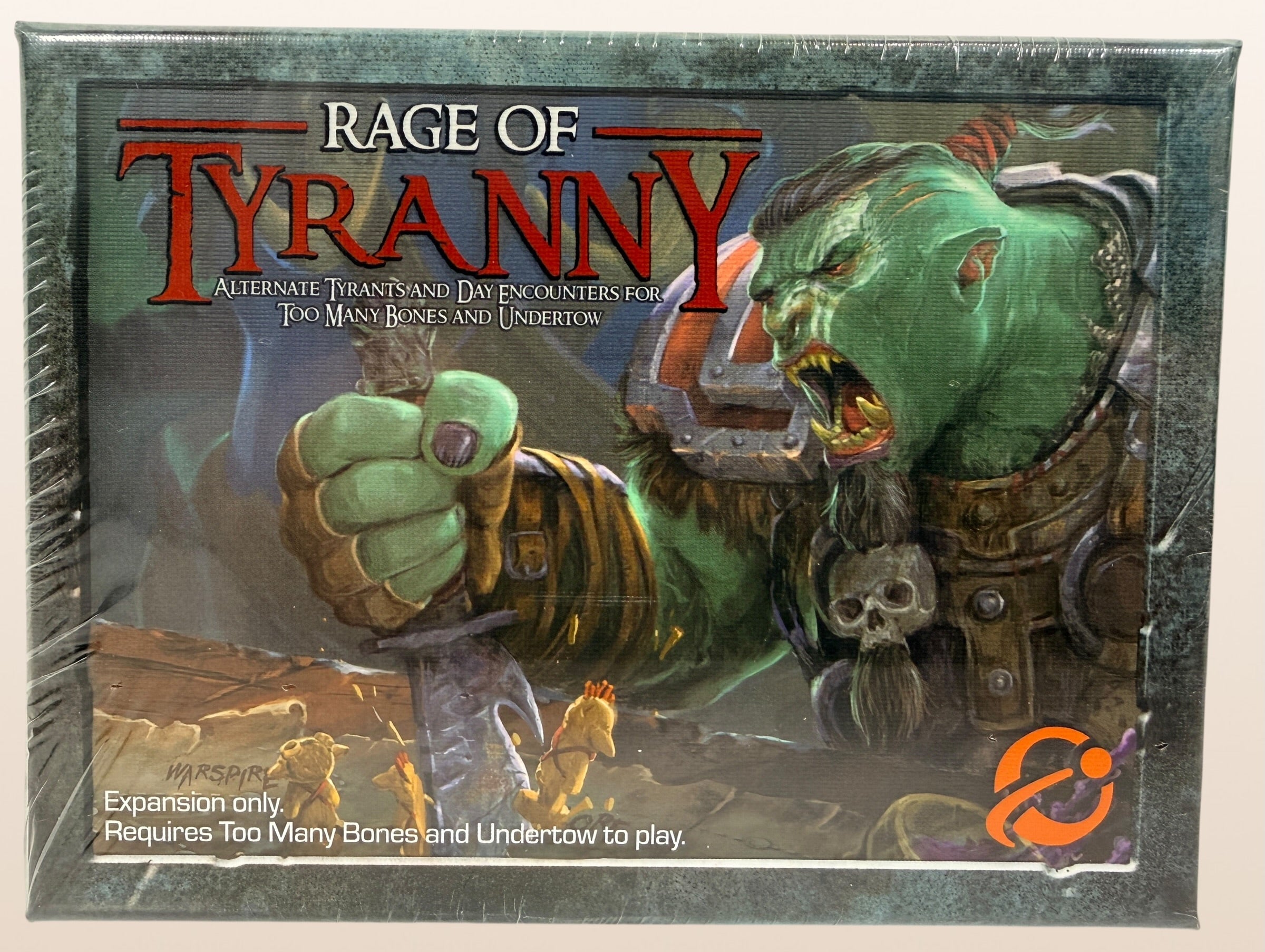 Too Many Bones Rage of Tyranny expansion sealed board game. Premium Chip Theory Games add-on with tyrants, dice, and chips. Expansion only, base game required.
