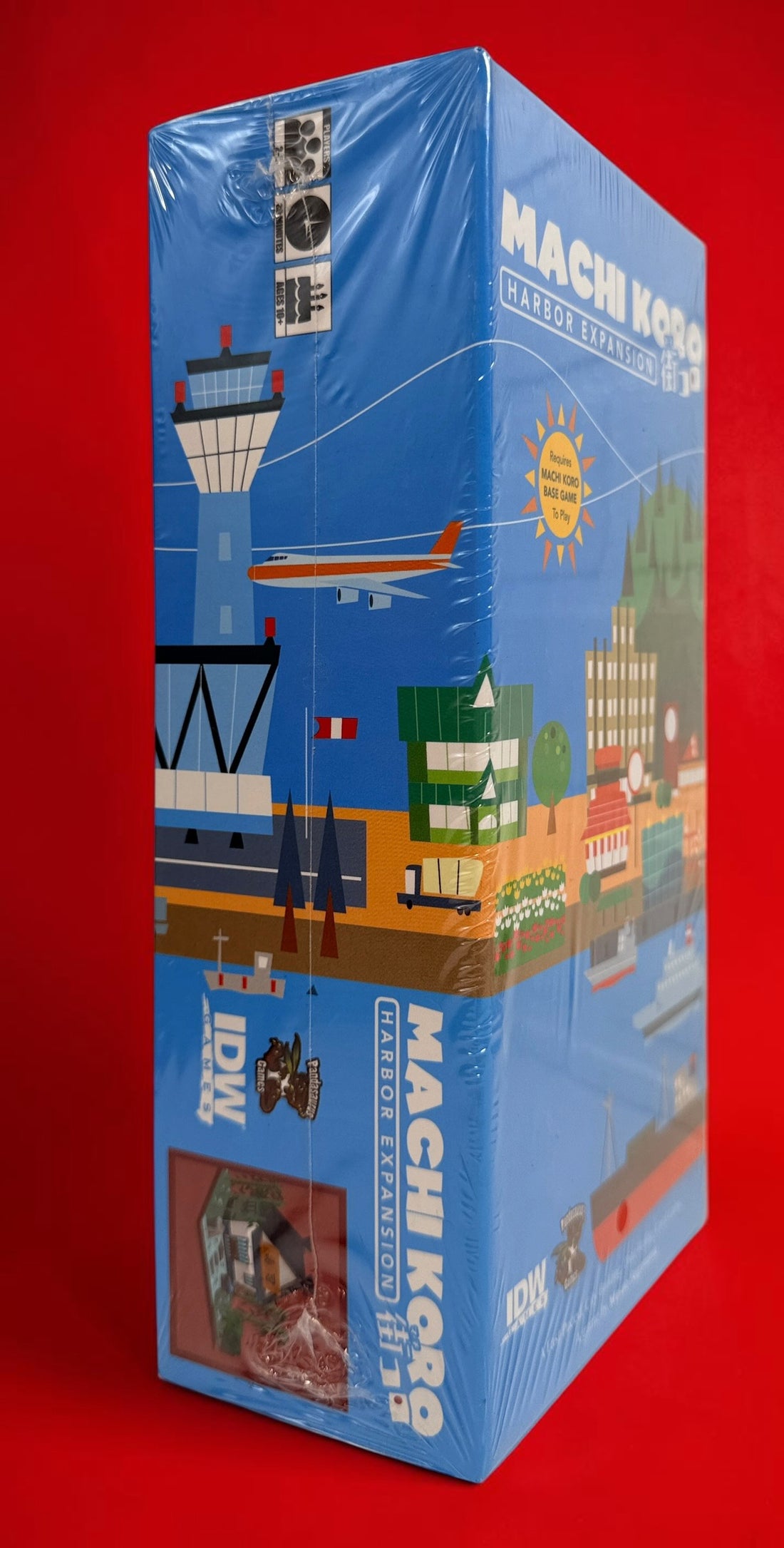Factory-sealed Machi Koro Harbor Expansion by IDW Games. Original expansion for 2–5 players with new establishments and landmarks. Base game required.