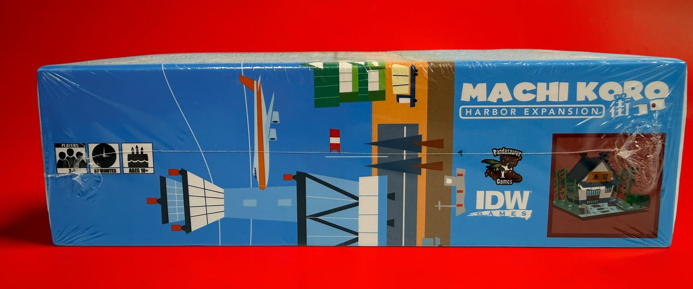 Factory-sealed Machi Koro Harbor Expansion by IDW Games. Original expansion for 2–5 players with new establishments and landmarks. Base game required.