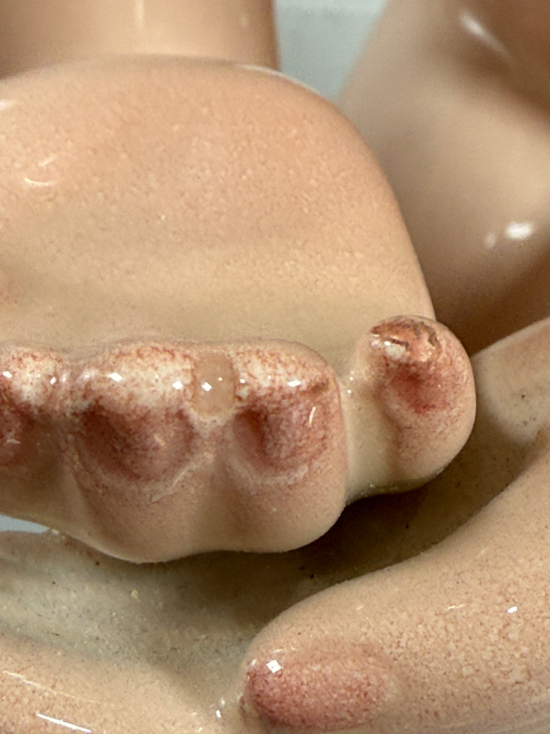 Figurine nue vintage en porcelaine de style Capodimonte – Italie