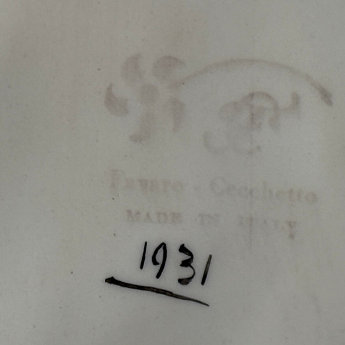 Figurine nue vintage en porcelaine de style Capodimonte – Italie