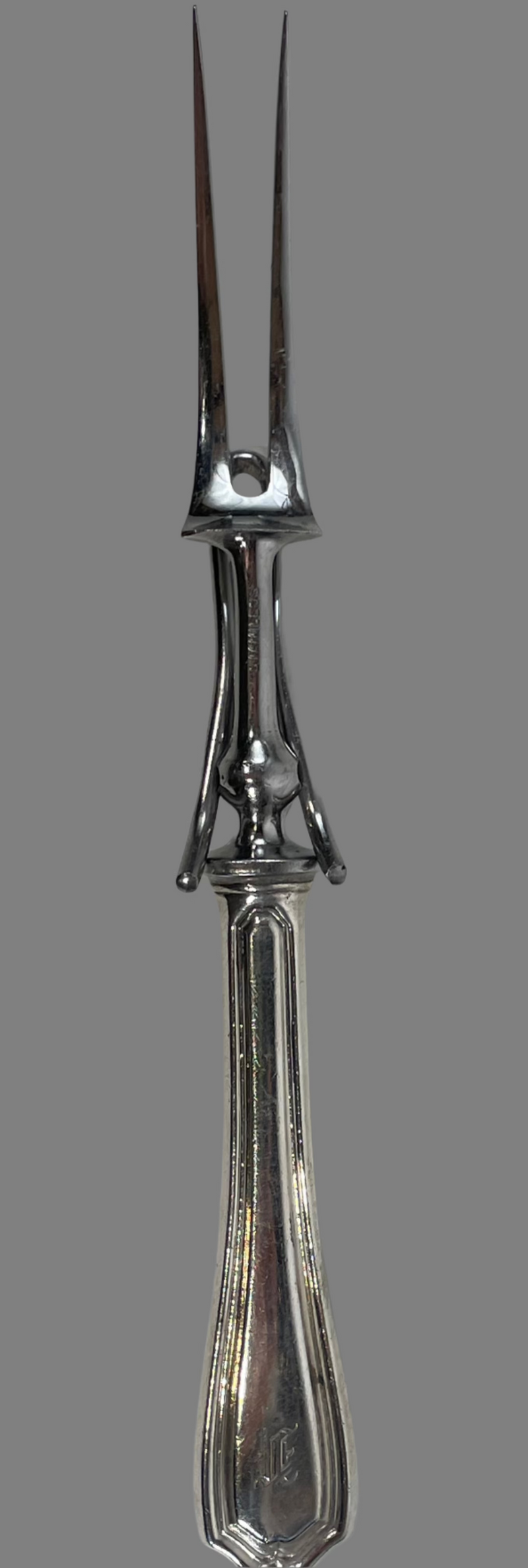 Birks Sterling Silver Georgian Pattern, Carving Fork