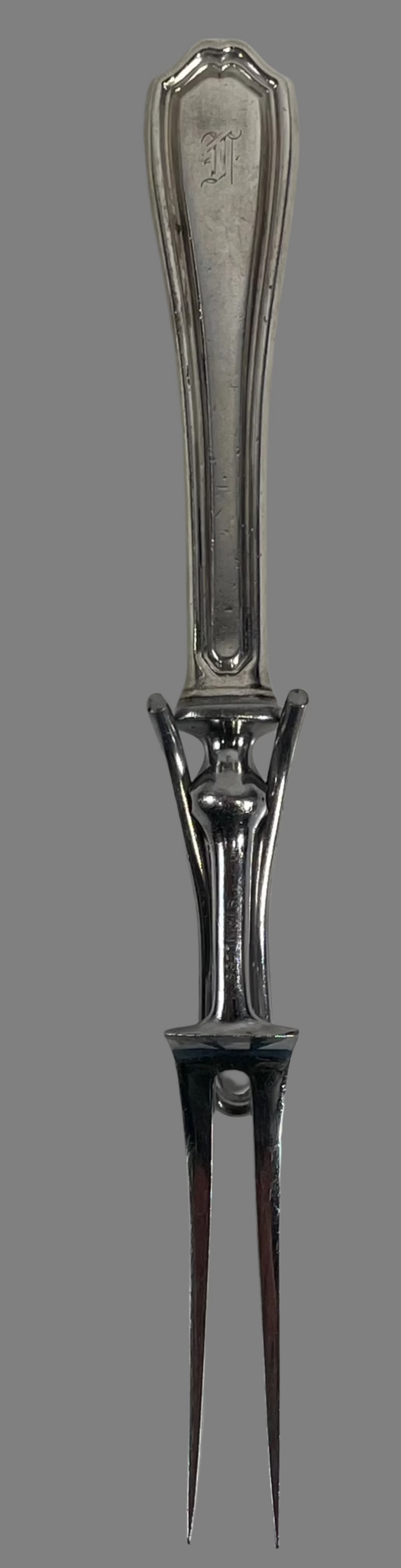 Birks Sterling Silver Georgian Pattern, Carving Fork