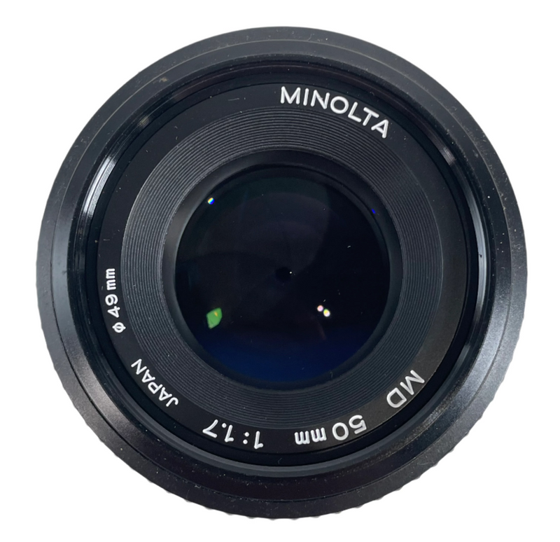 Minolta MD 50 mm 1:1.7 Manual Focus Prime Lens MD Mount, Excellent Condition