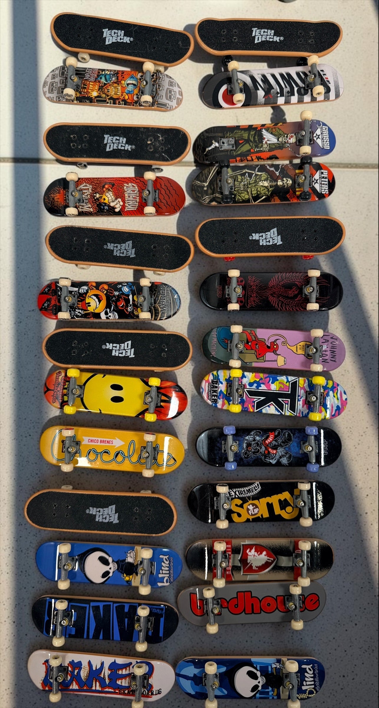 Vintage Tech Deck Fingerboard Lot – Blind, Flip, Baker & More