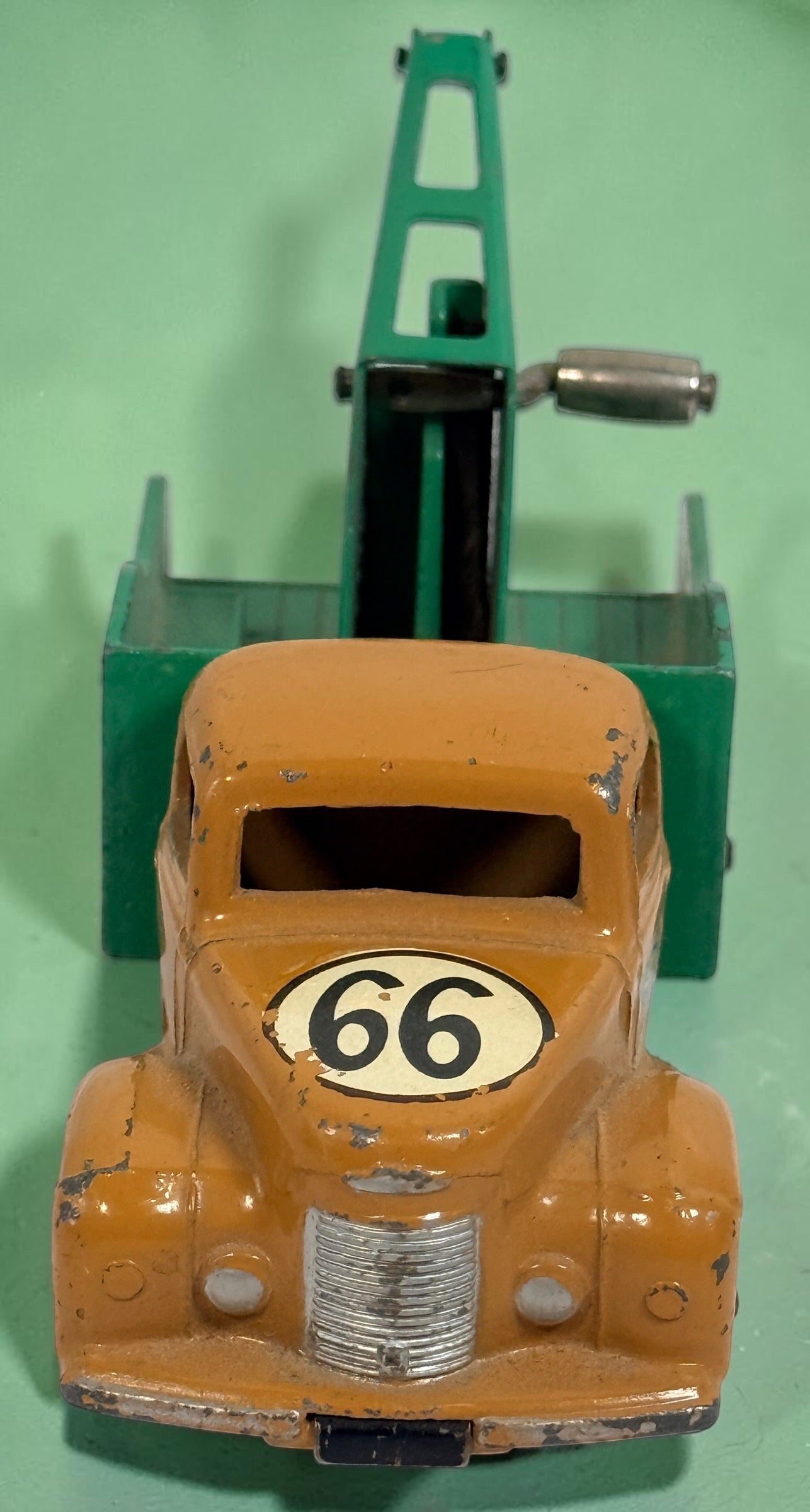 Vintage 1950s Dinky Toys 25X Commer Breakdown Lorry with Dinky Service body, original period graphics and classic British die-cast construction.