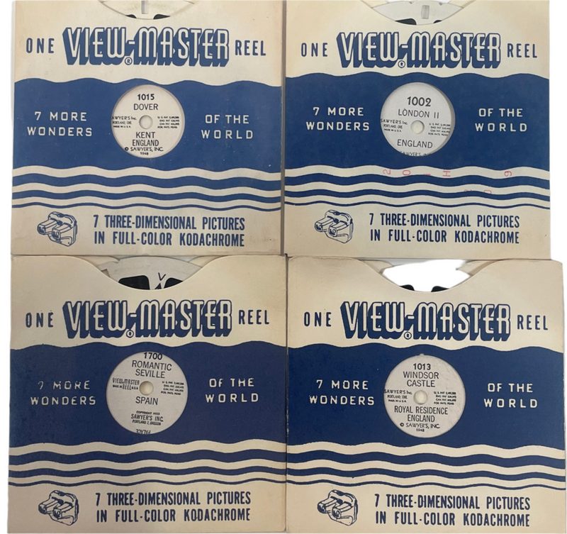 Lot of 10 View-Master Reels, 7 More Wonders of the World