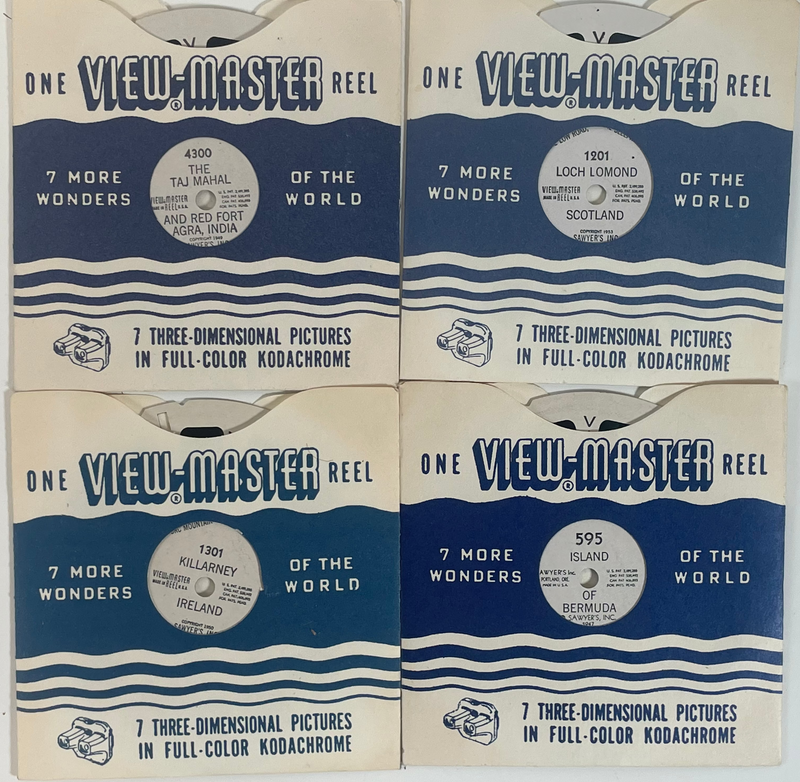 Lot of 10 View-Master Reels, 7 More Wonders of the World