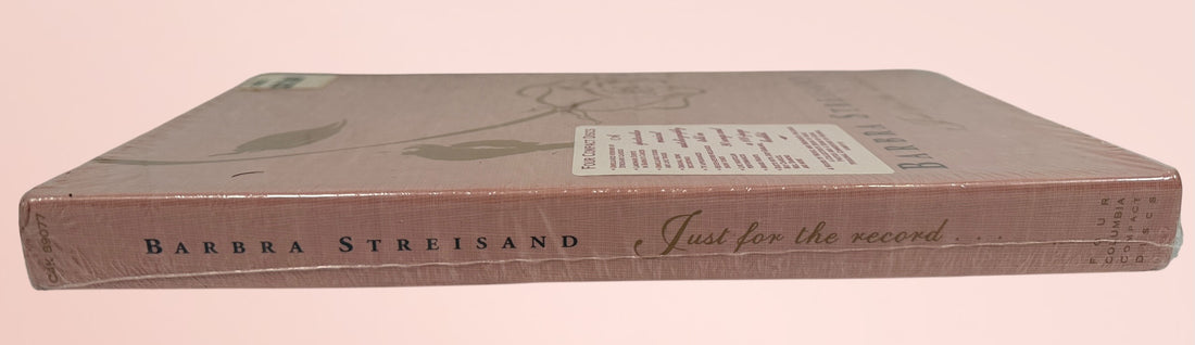Sealed Barbra Streisand Just For The Record 4CD box set with booklet. Career retrospective with rare tracks, live recordings, and collector appeal.