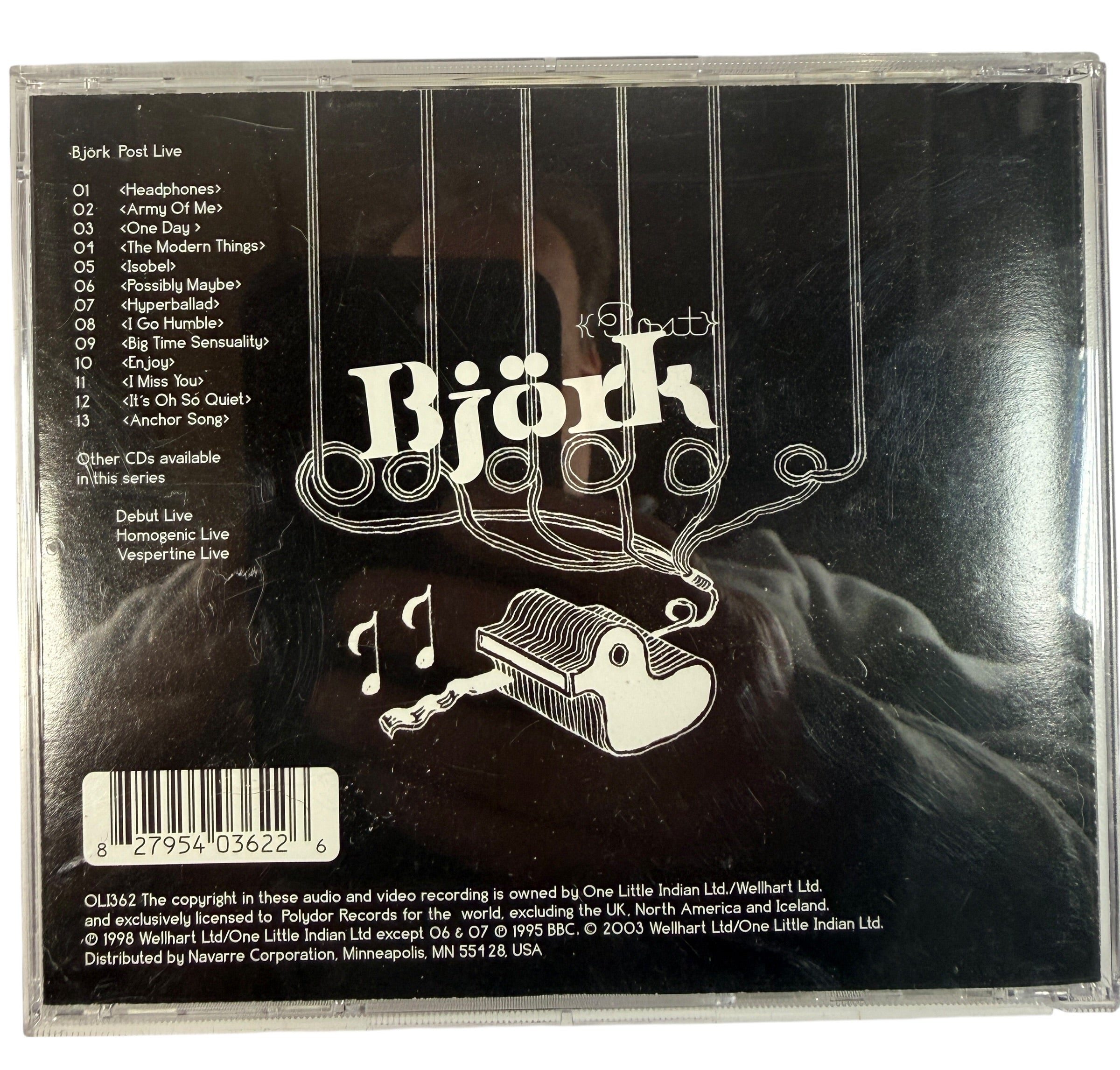 Björk, 4 CD Collection, Biophilia, Volta Tour, Telegram Remix, Post Live.