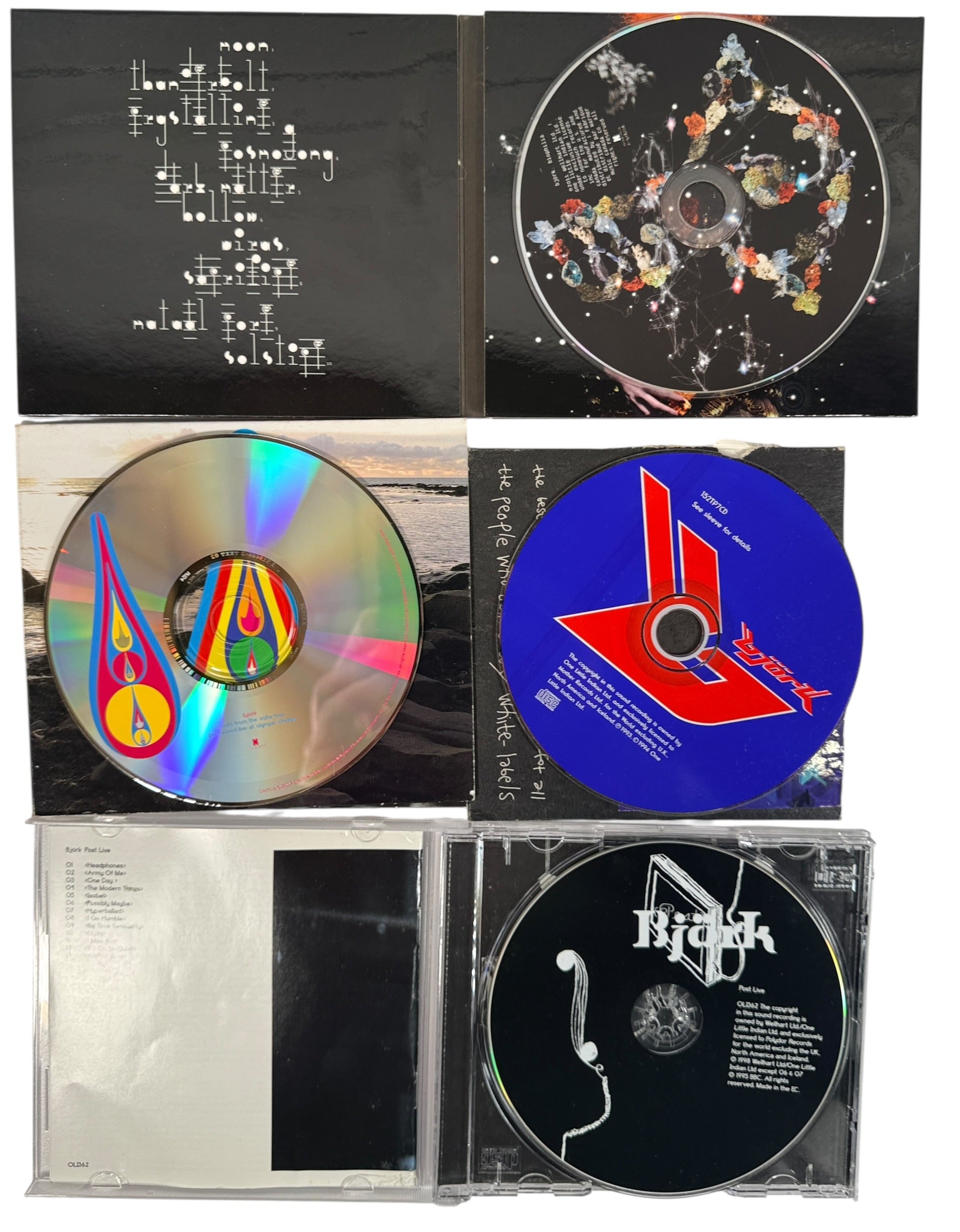 Björk, 4 CD Collection, Biophilia, Volta Tour, Telegram Remix, Post Live.