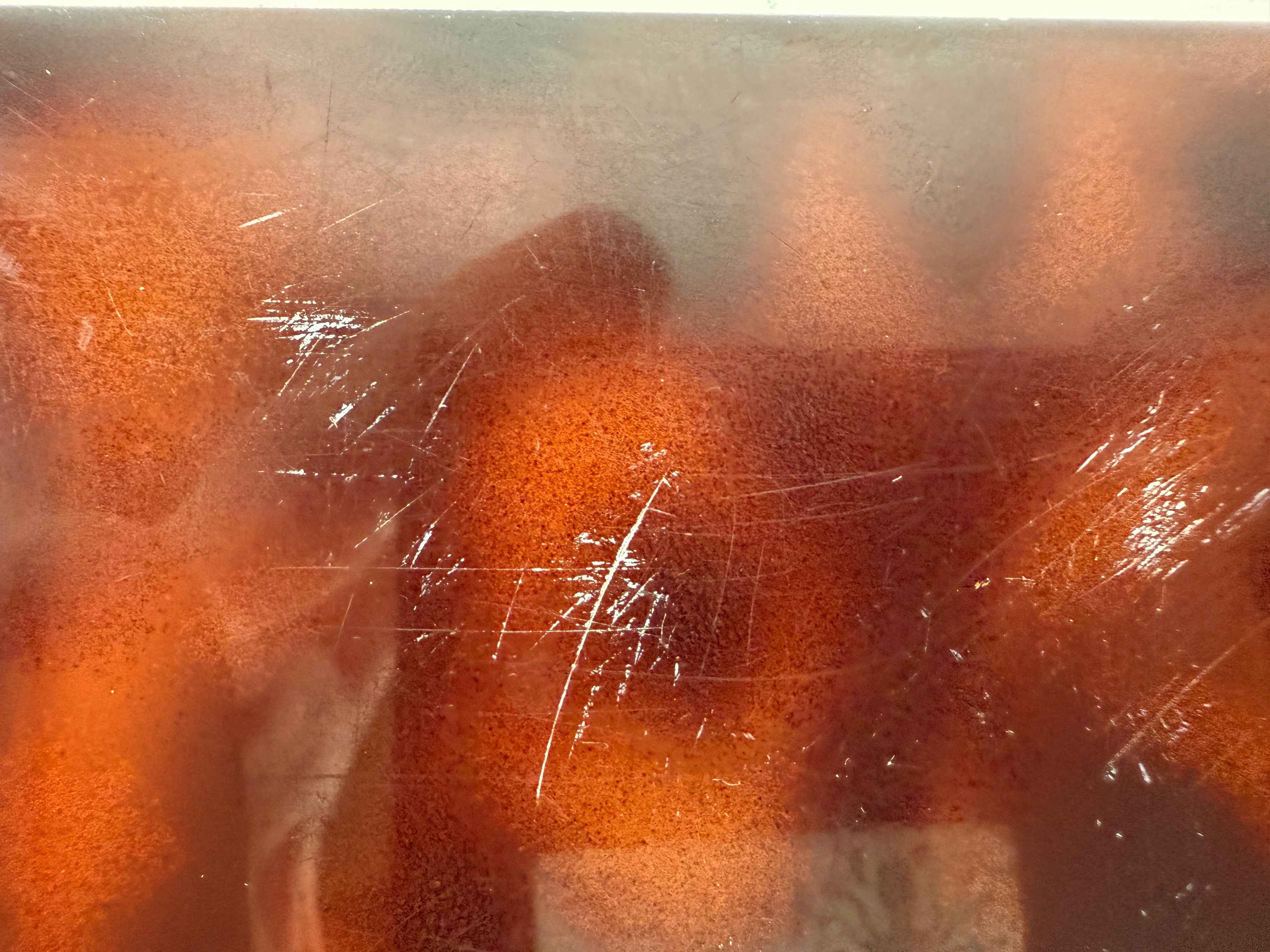 Vintage 1950s Faux Tortoiseshell Cigarette Case – Eiffel Tower Inlay – Paris Souvenir