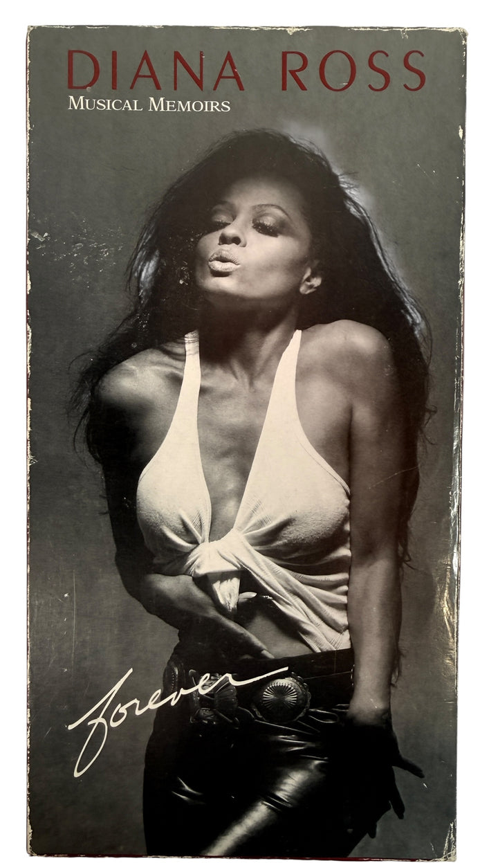 Vintage Diana Ross Musical Memoirs 4CD box set EMI 1993 complete with booklet and slipcase. Motown soul pop retrospective collectible music CD set.