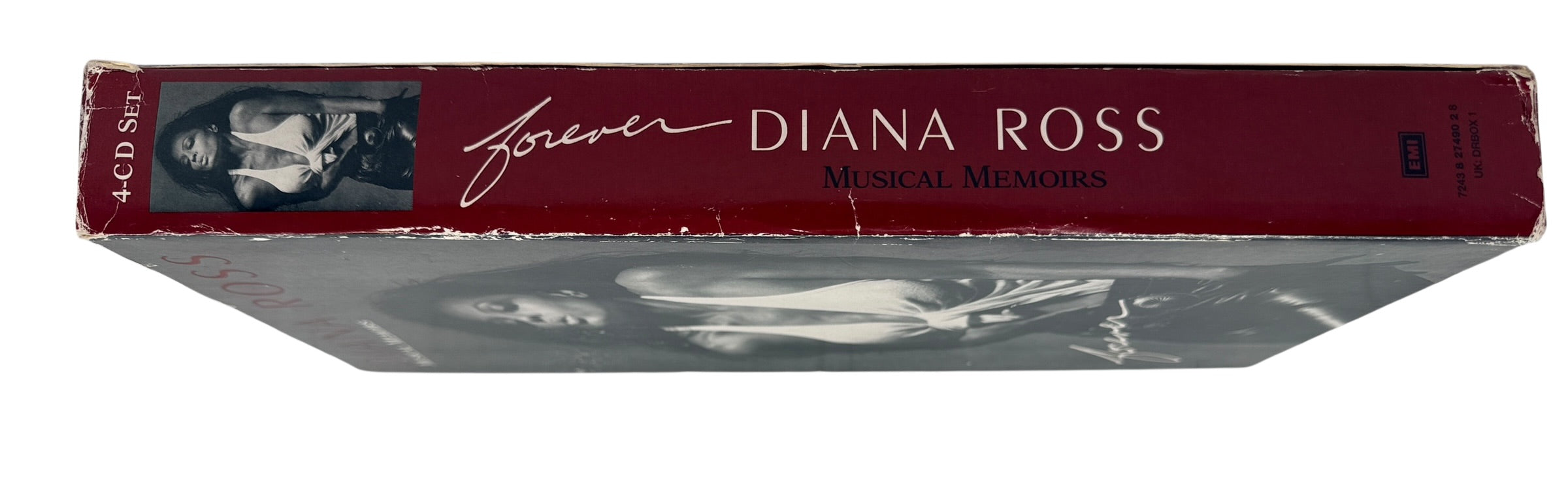 Vintage Diana Ross Musical Memoirs 4CD box set EMI 1993 complete with booklet and slipcase. Motown soul pop retrospective collectible music CD set.