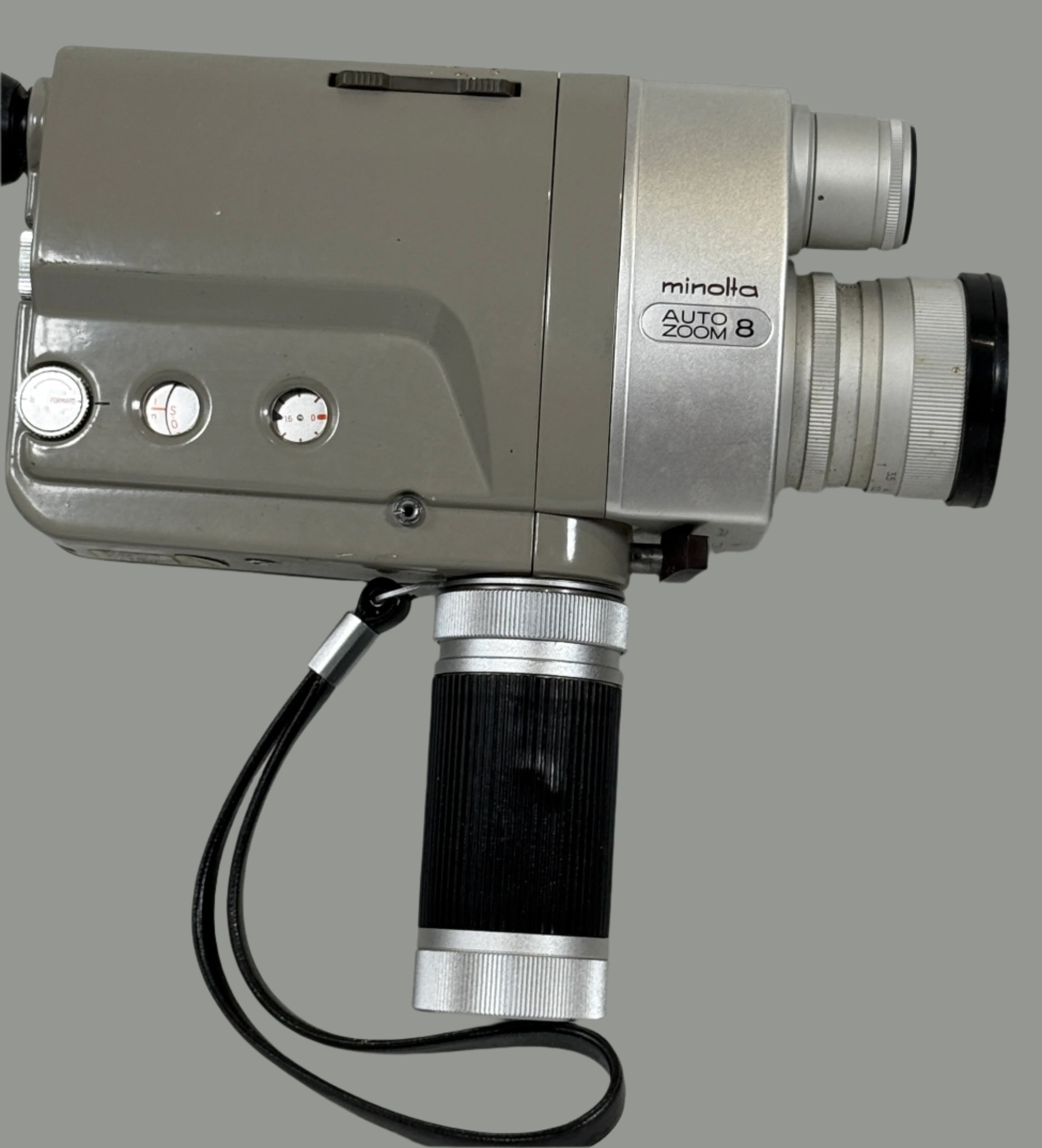 Vintage Minolta Auto Zoom 8 Movie Camera – Full Kit with Case & Manual