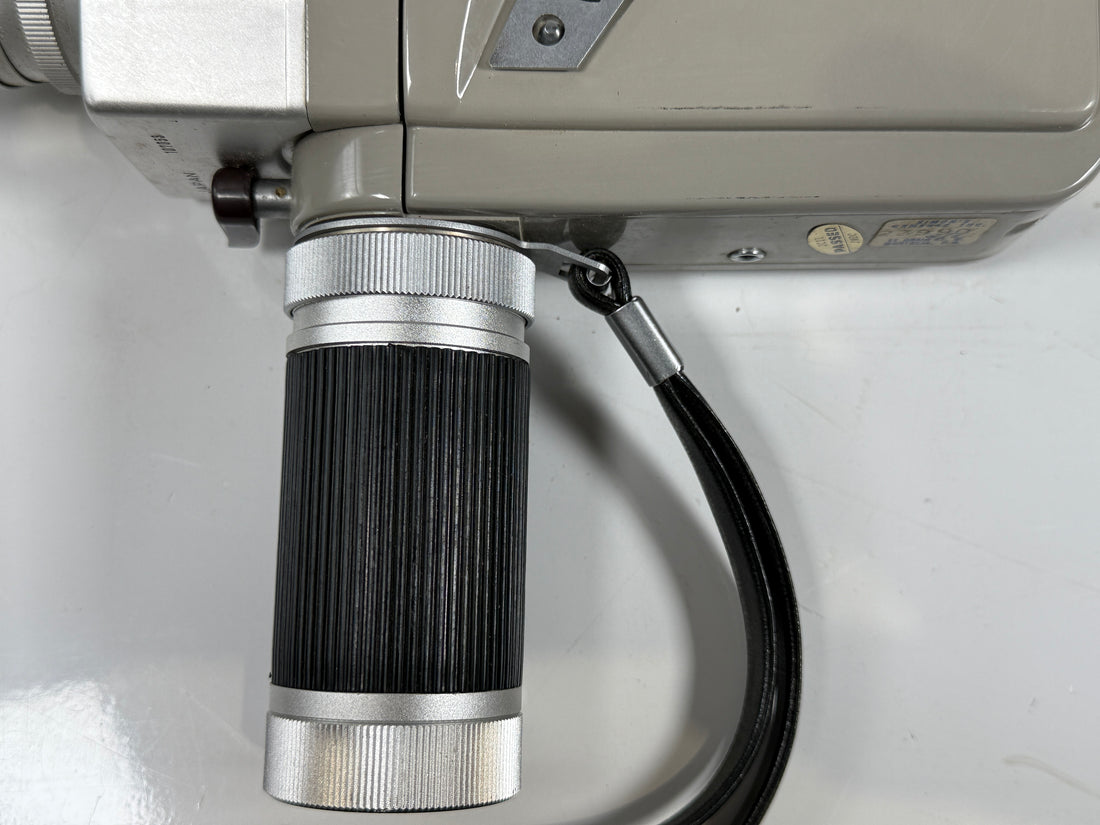 Vintage Minolta Auto Zoom 8 Movie Camera – Full Kit with Case & Manual