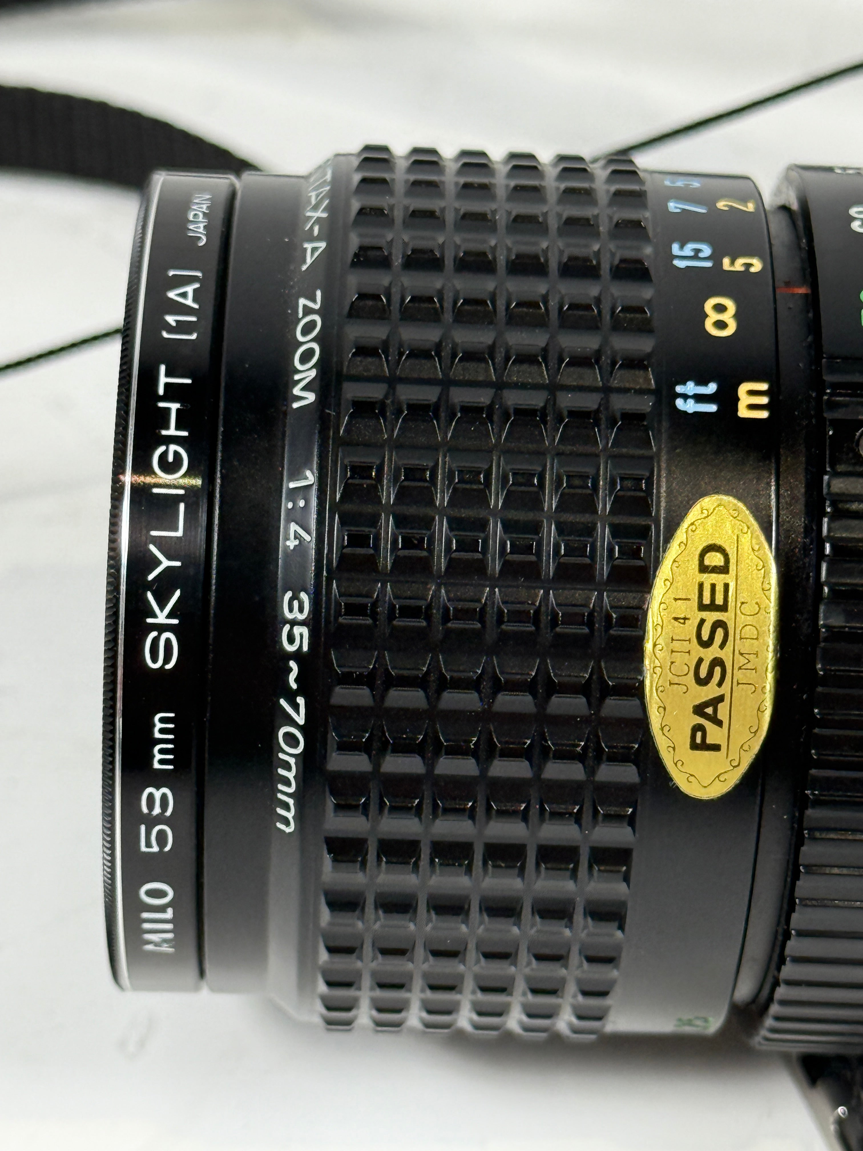 Pentax ME Super 35mm SLR Film Camera + SMC Pentax-A Zoom 28–80mm Lens – Untested – w/ Leather Case