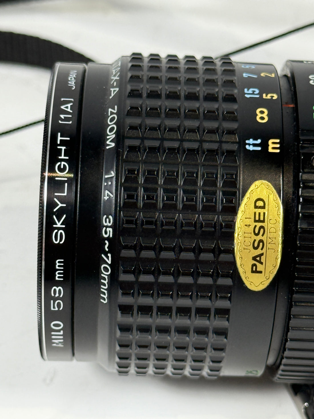 Pentax ME Super 35mm SLR Film Camera + SMC Pentax-A Zoom 28–80mm Lens – Untested – w/ Leather Case