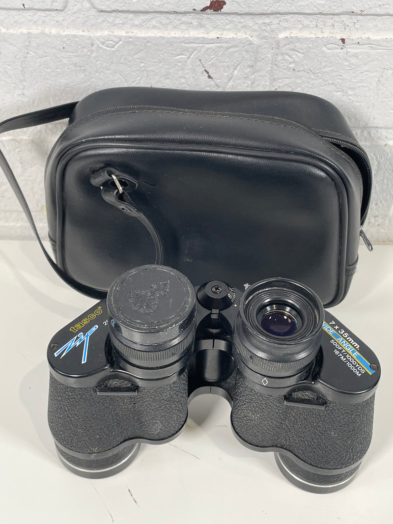 Tasco ZIP 2001 Binoculars W/Soft Case , 7x35 mm Wide Angle, 500 ft/1000 YDS