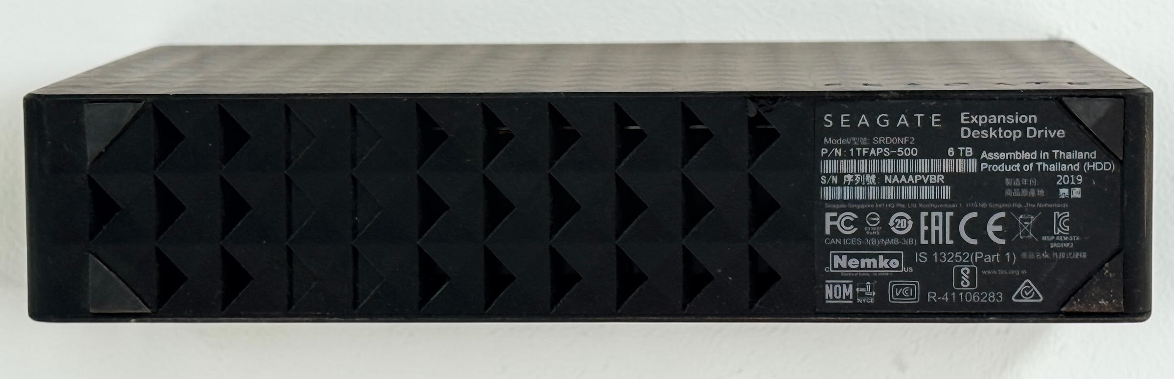 Seagate Expansion 6TB external desktop hard drive SRD0NF2. Tested and working. Drive only; power adapter and USB cable not included.