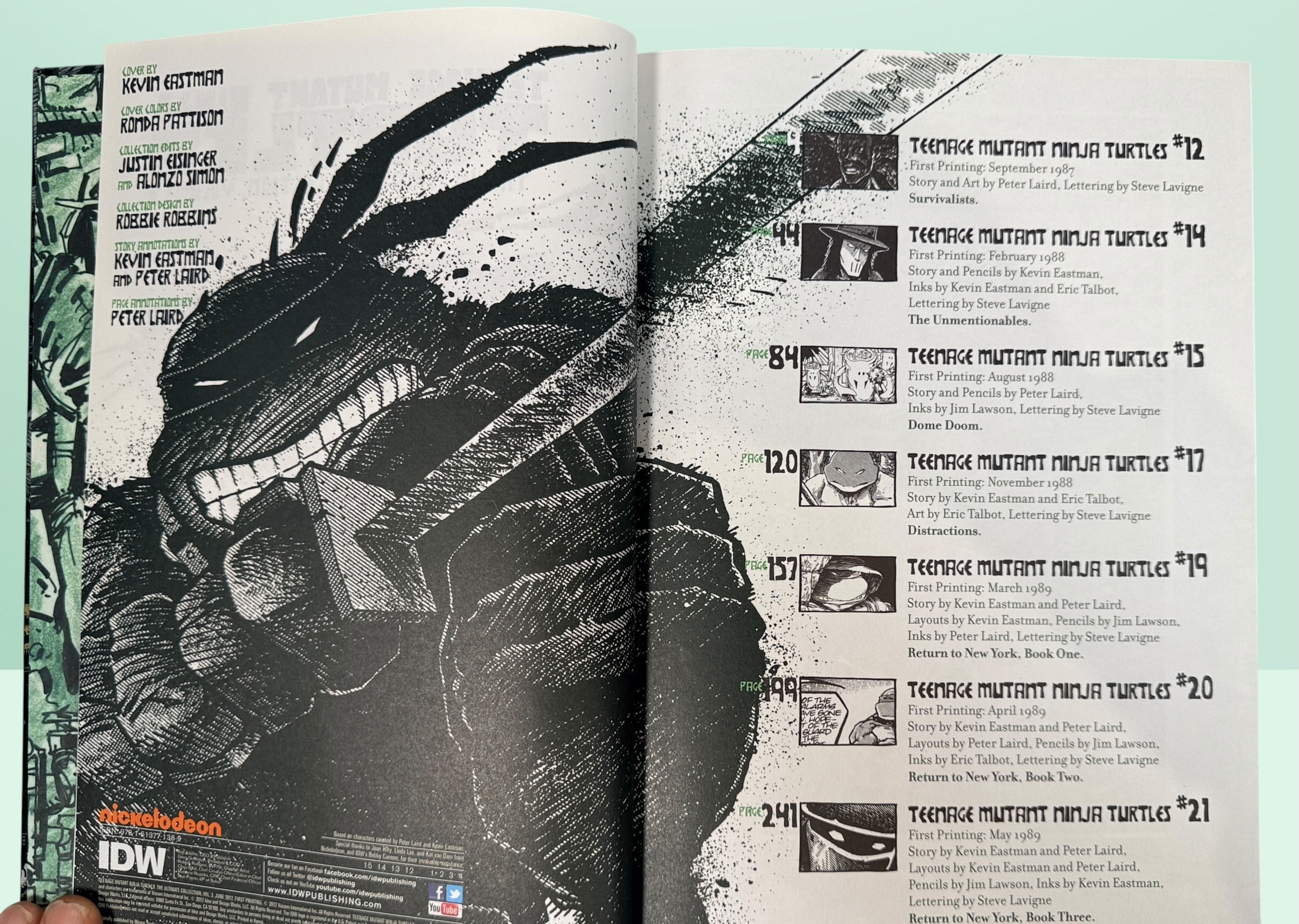 Teenage Mutant Ninja Turtles Ultimate Collection Vol 1–6 hardcover set. Complete IDW TMNT Mirage comics collection, collectible graphic novels in excellent condition.