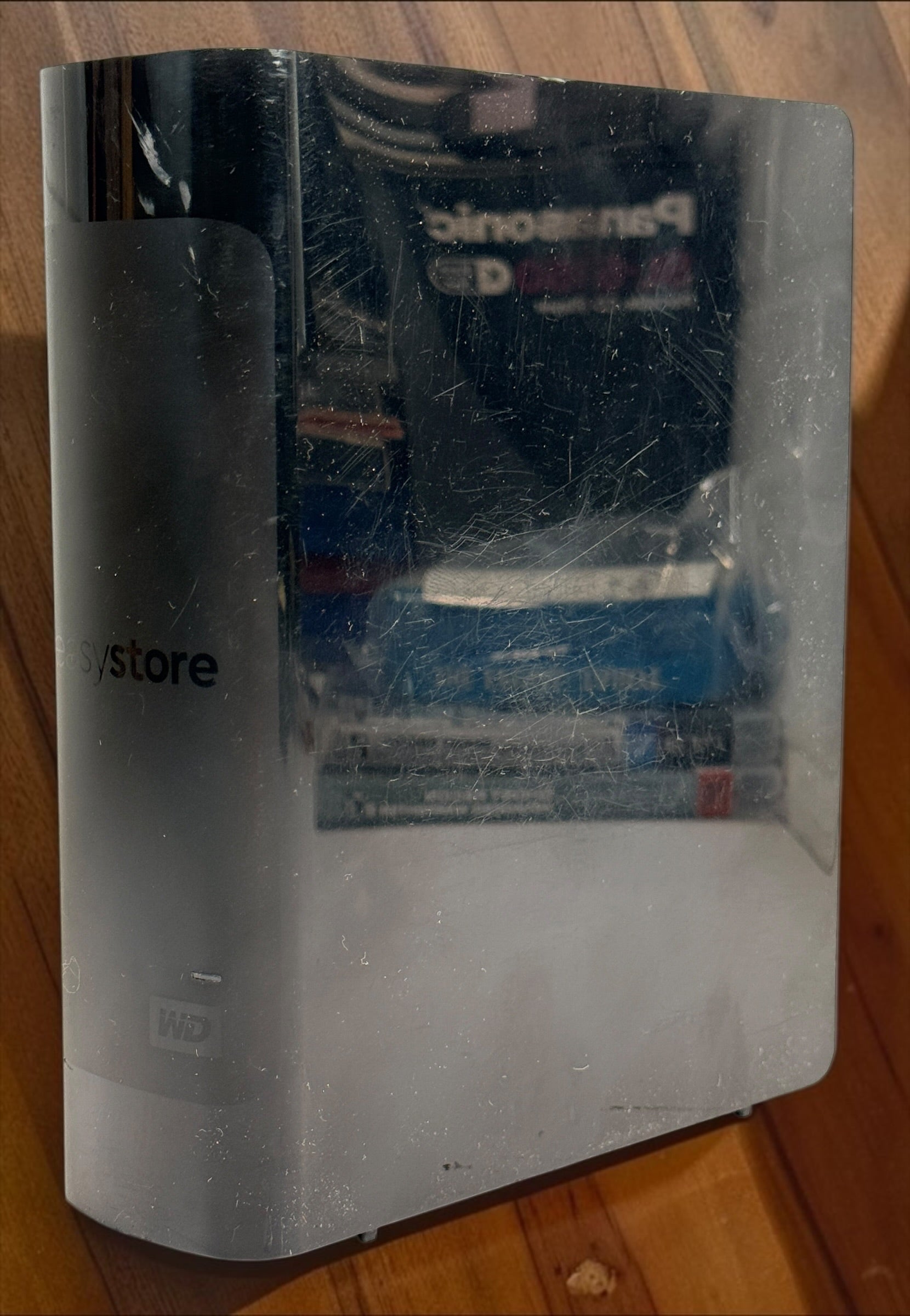 WD Easystore 14TB external hard drive, tested and working. USB desktop storage unit. Power adapter and USB cable not included. Used condition.